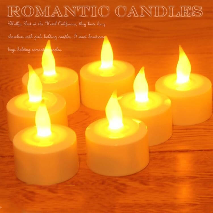 Rechargeable 12-Pack LED Electronic Candles