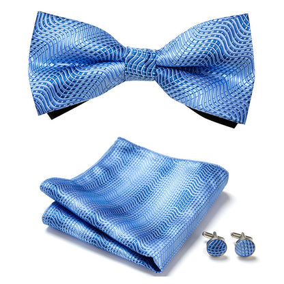 Three Piece Set Of Stylish Bow Ties