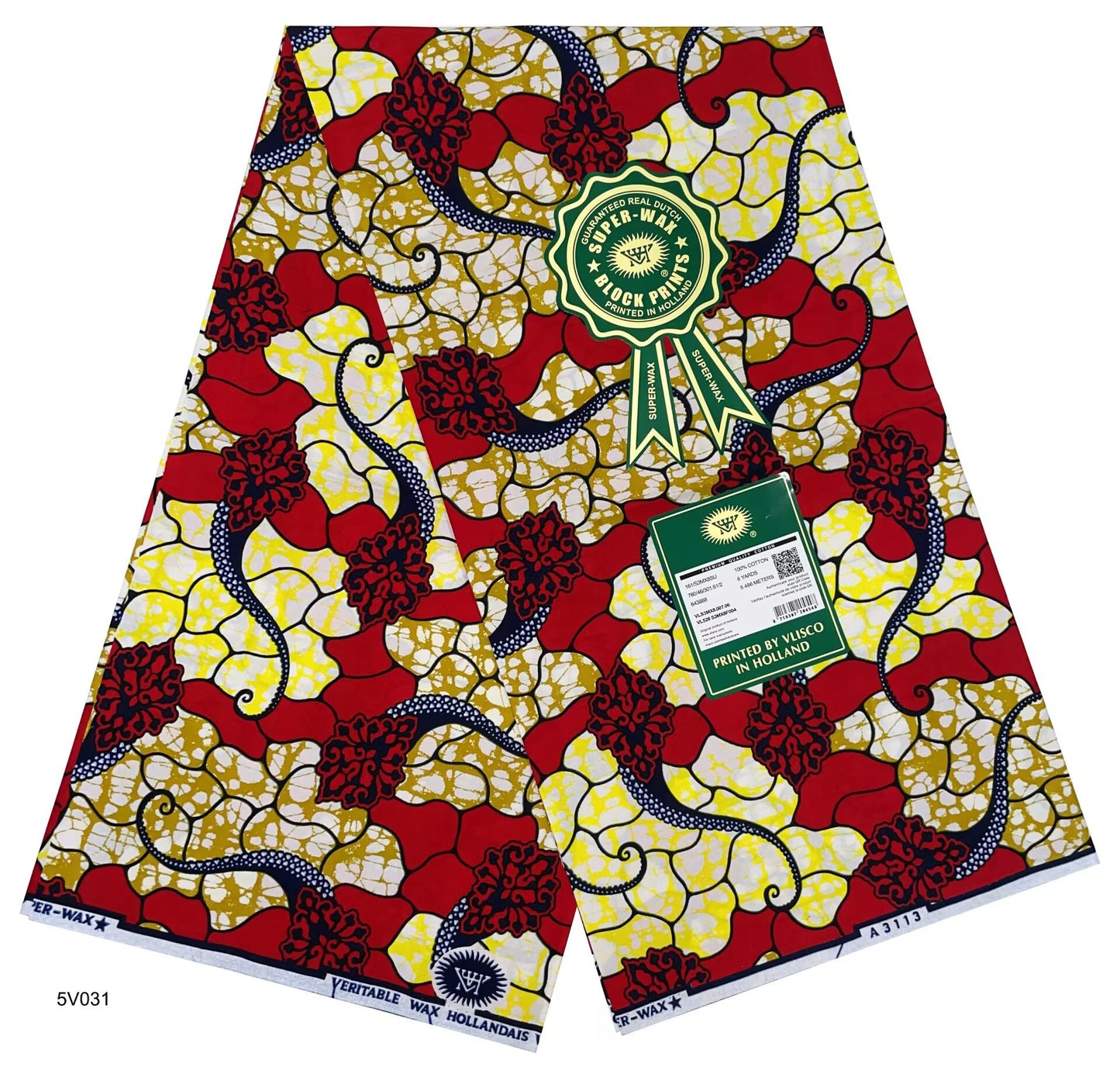 Printed Super Wax Fabric African