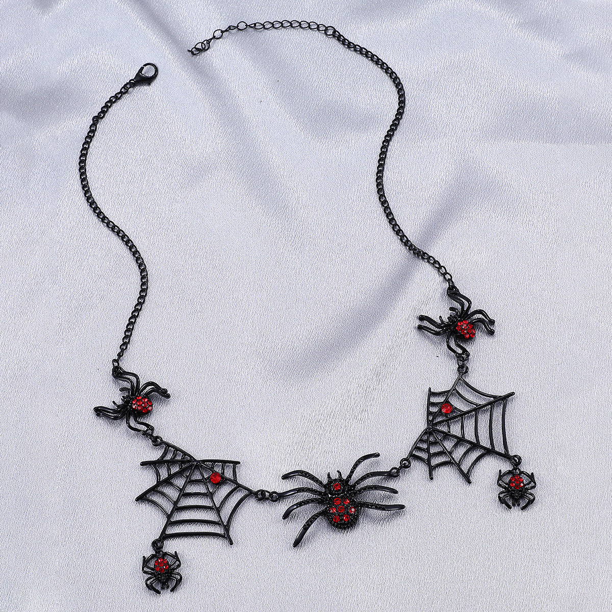 Halloween Spider & Web Clavicle Necklace - PureSelect