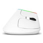 Colorful RGB Vertical Ergonomic Wireless Mouse M618C with 6 buttons, 1000/1200/1600 DPI, ABS material, and 2.4Ghz wireless connection.