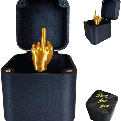 Middle Finger Prank Gift Box – Creative Office Decor