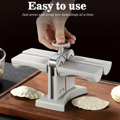 Collfa Automatic Dumpling Maker Mold – 2-in-1 Ravioli Press Set