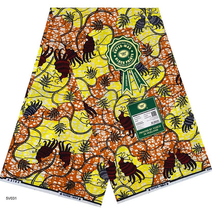Printed Super Wax Fabric African