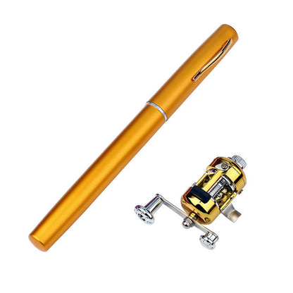 Aluminum Pen Style Fishing Rod Mini Portable Pocket