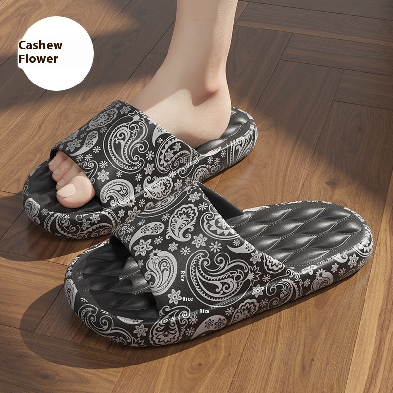 Women's Summer Cute Cartoon Printed Home Slippers