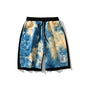 Summer New Drawstring Loose Tie-Dye Shorts for Men