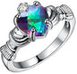 Plated 925 Sterling Silver Jewelry New Jewelry Ring Wish Best Buy Europe and America Heart Shape Jewelry Wholesale