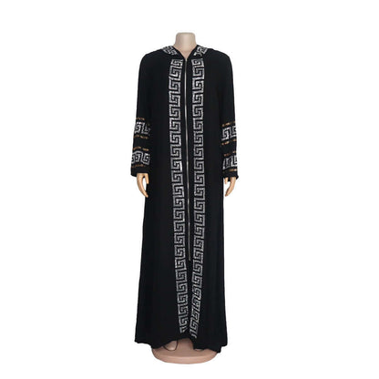 African National Costume Swing Dress in Muslim Style