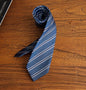 Business Formal Striped Tie for Commuter – All-Match Suit Shirt Accessory