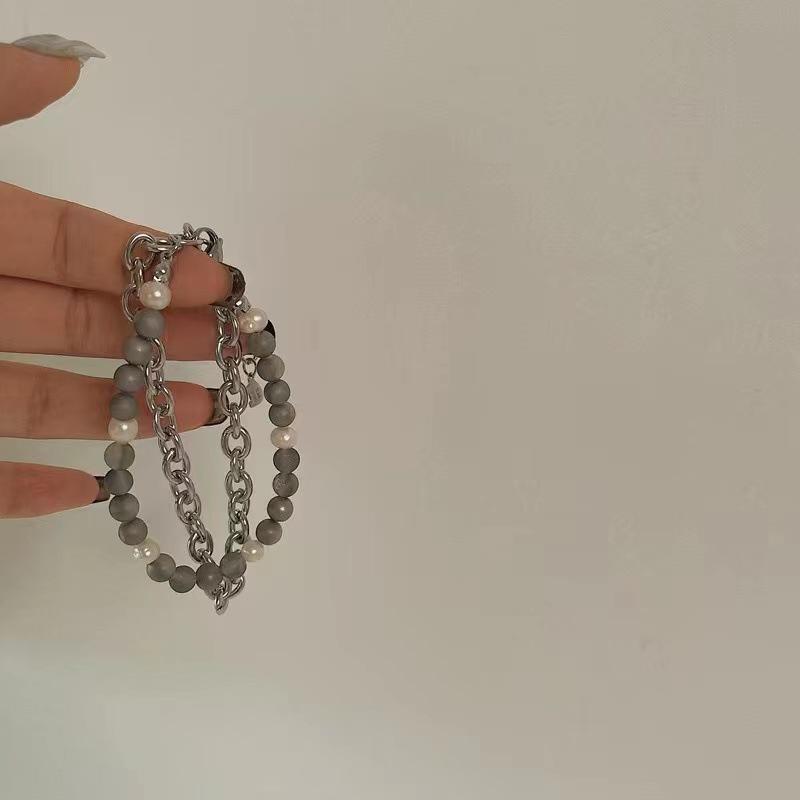 Frosted Bead Bracelet Japanese And Korean Style Simple Jewelry Women