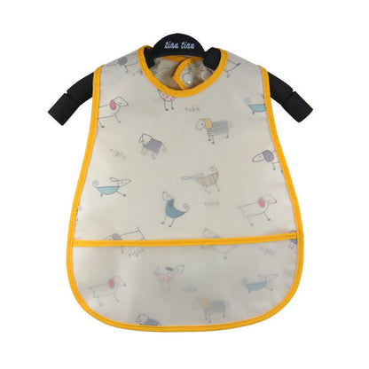 Waterproof Baby Bib and Painting Apron for Boys and Girls