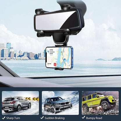 Multifunctional Car Rearview Mirror Navigation Bracket