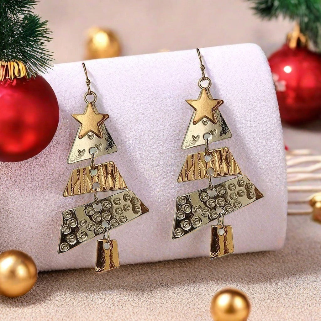 Christmas Tree Pendant & Earring Set