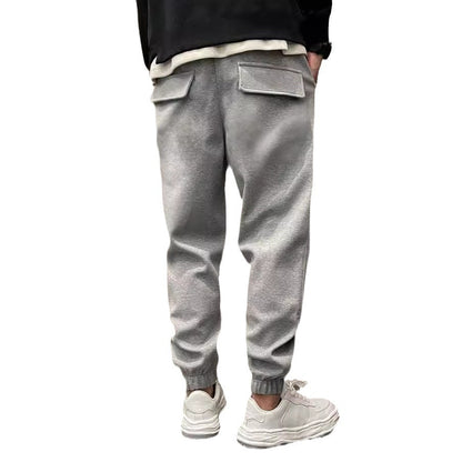 Thick Ankle-Tied Drawstring Leisure Sweatpants