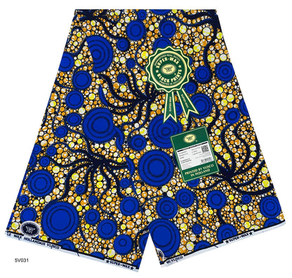 Printed Super Wax Fabric African