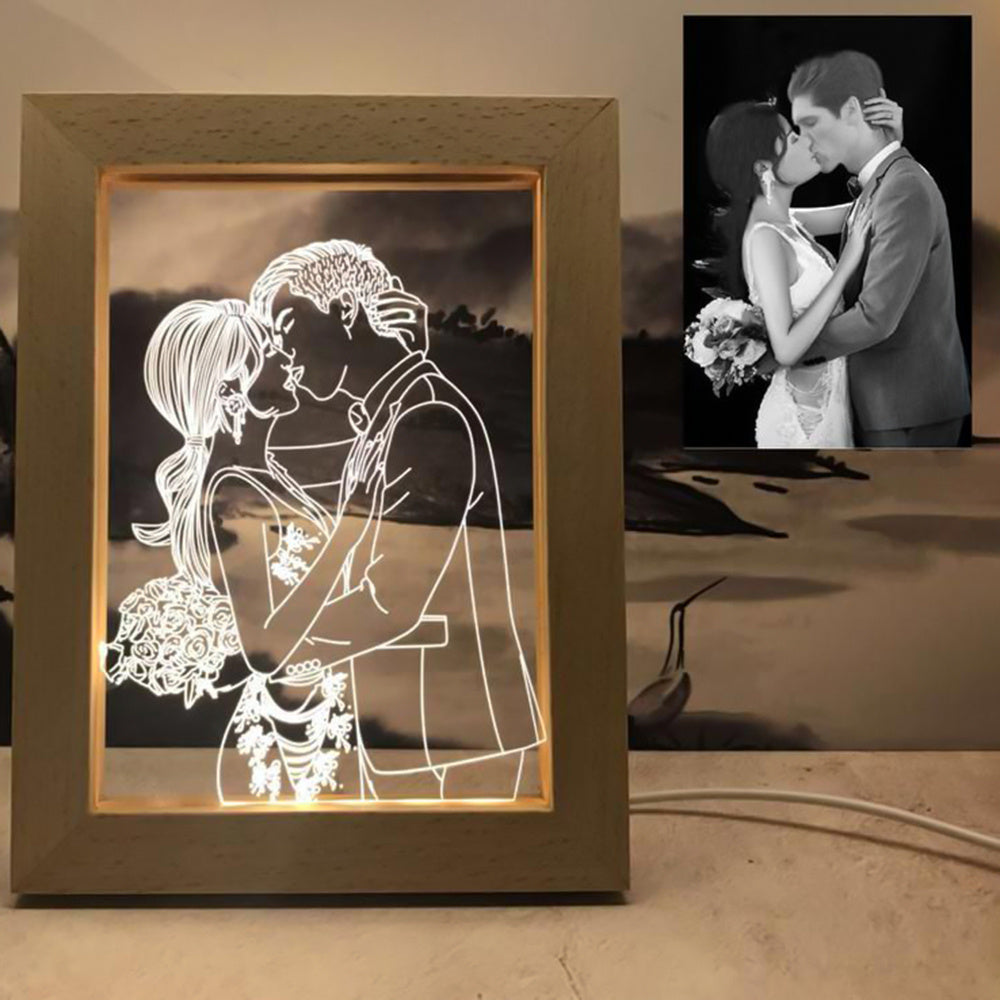 Custom Photo Frame Night Light