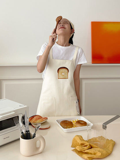 Fashionable Home Creative Kitchen Anti-fouling Cotton Apron