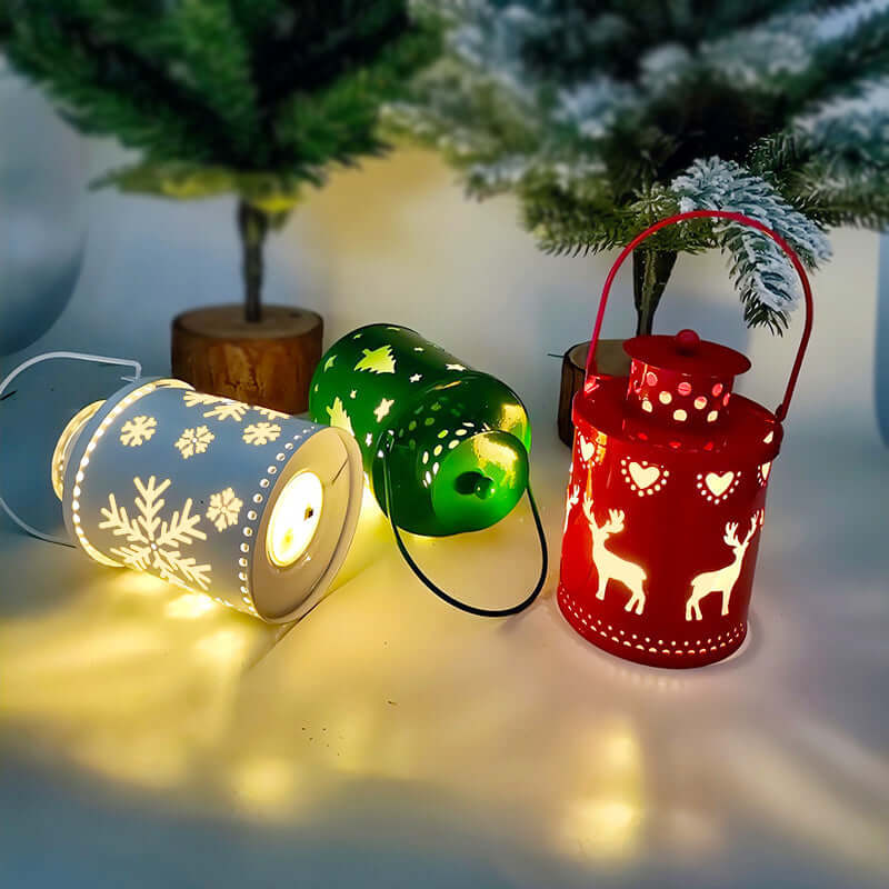 Nordic LED Candle Lanterns – Creative Holiday Decor