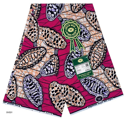 Printed Super Wax Fabric African
