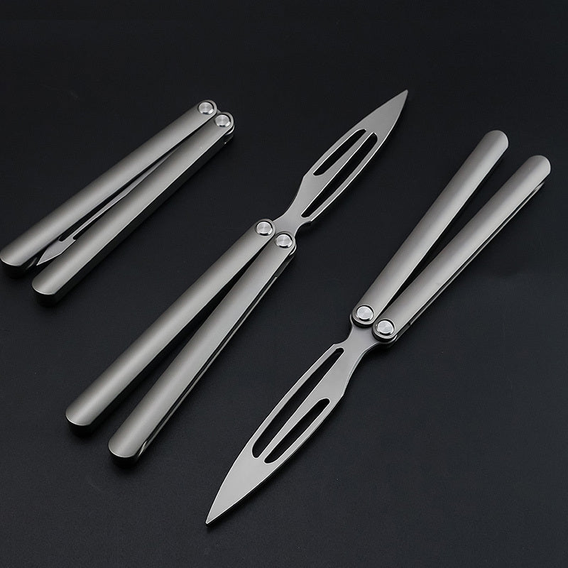 Compact Folding Knife with Titanium Alloy Construction