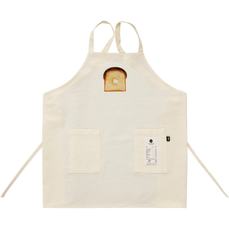 Fashionable Home Creative Kitchen Anti-fouling Cotton Apron