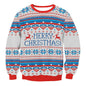 Autumn Winter Santa Elf Christmas Sweater Pullover