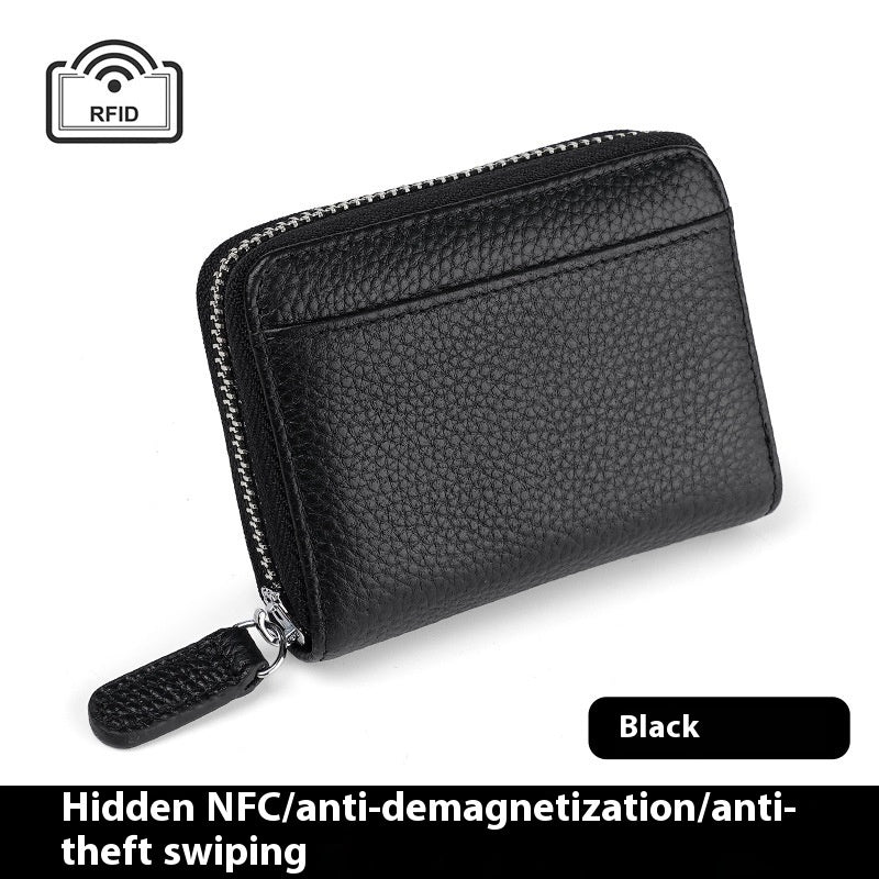 2024 RFID Genuine Leather Card Wallet