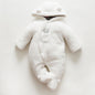 Thick Cotton Padded Lamb Suit for Newborns