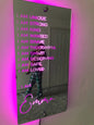 Personalized Name LED Mirror