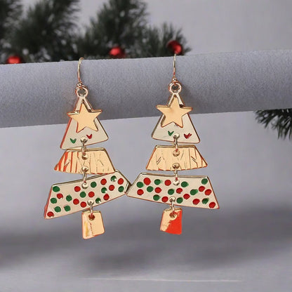 Christmas Tree Pendant & Earring Set