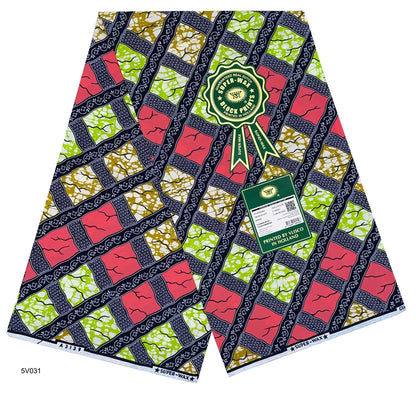 Printed Super Wax Fabric African
