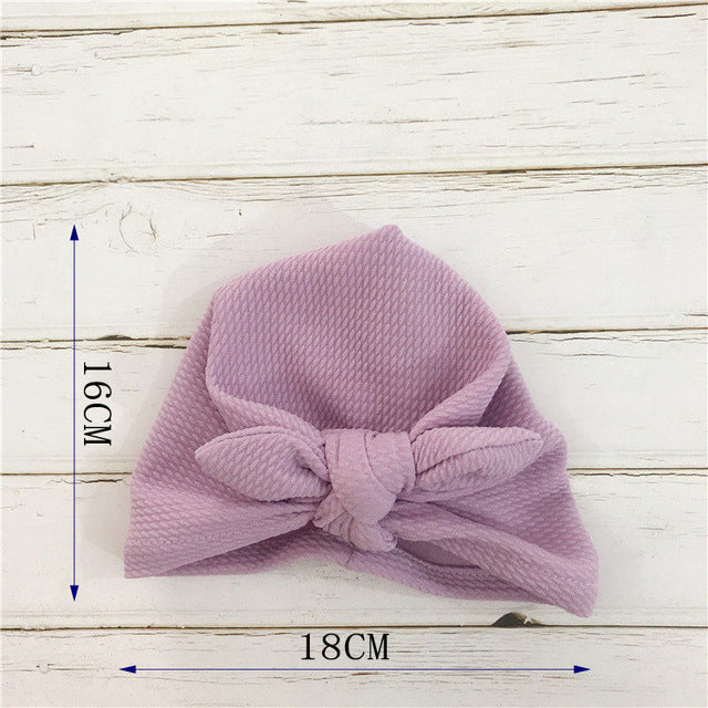 Knot Bow Baby Headbands Toddler Headwraps 6m-18m Baby Turban