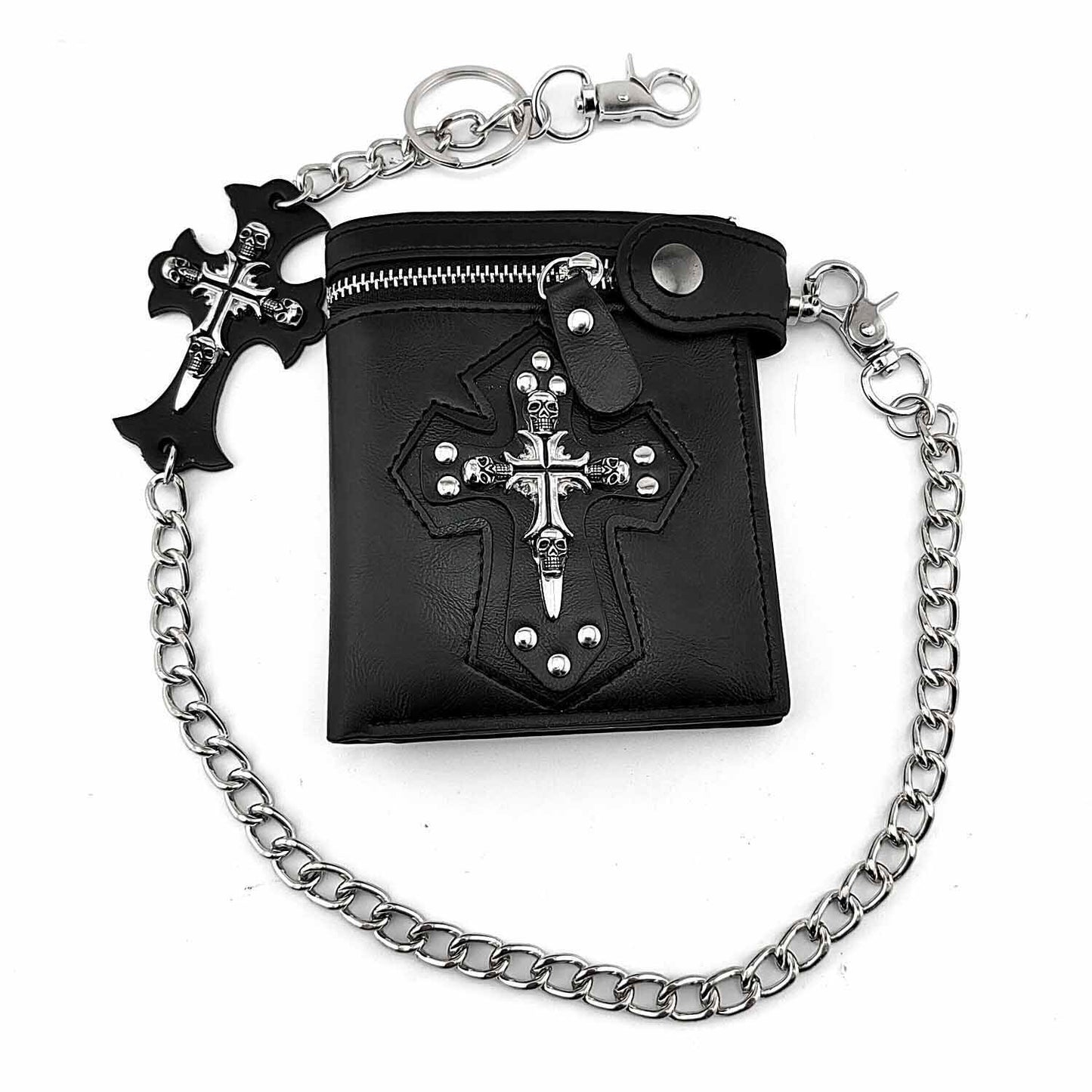 Skull cross wallet