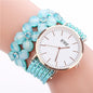 Luxury Women’s Quartz Watch – Stainless Steel Case with Velvet Drill Band