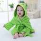 Cartoon Animal Hooded Baby Bath Towels – Soft Cotton Bathrobes for Children