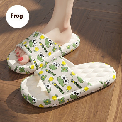 Women's Summer Cute Cartoon Printed Home Slippers