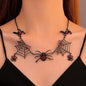 Halloween Spider & Web Clavicle Necklace - PureSelect