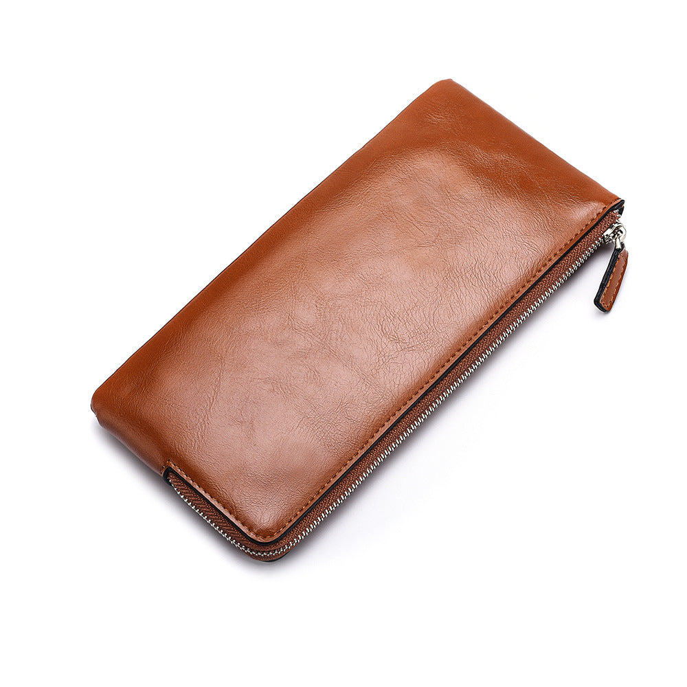 Men's Long Leather Wallet