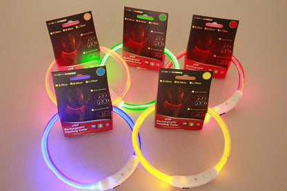 USB Glowing Pet Collar