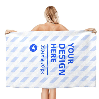 Vertical Microfiber Skin-friendly Absorbent Bath Towel