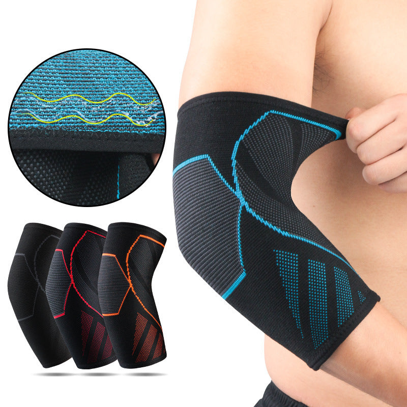 Sports Elbow Guard Knitted Non-slip Pressure Elbow Sleeve Fitness Protective Gear - PureSelect