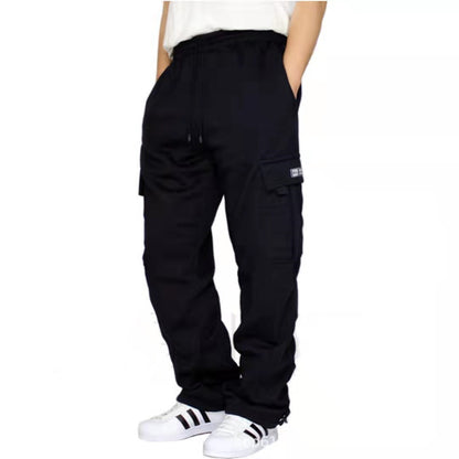 Men's Pants Sweatpants Stretch Elastic Waist Jogger Sports Pants Drawstring Trousers Fashion Mens Clothing