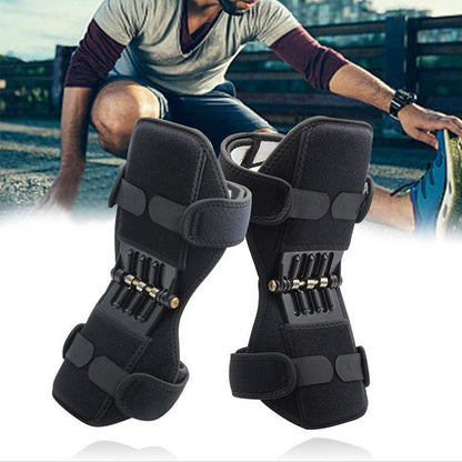 Knee Support Brace with Rebound Spring for Stability