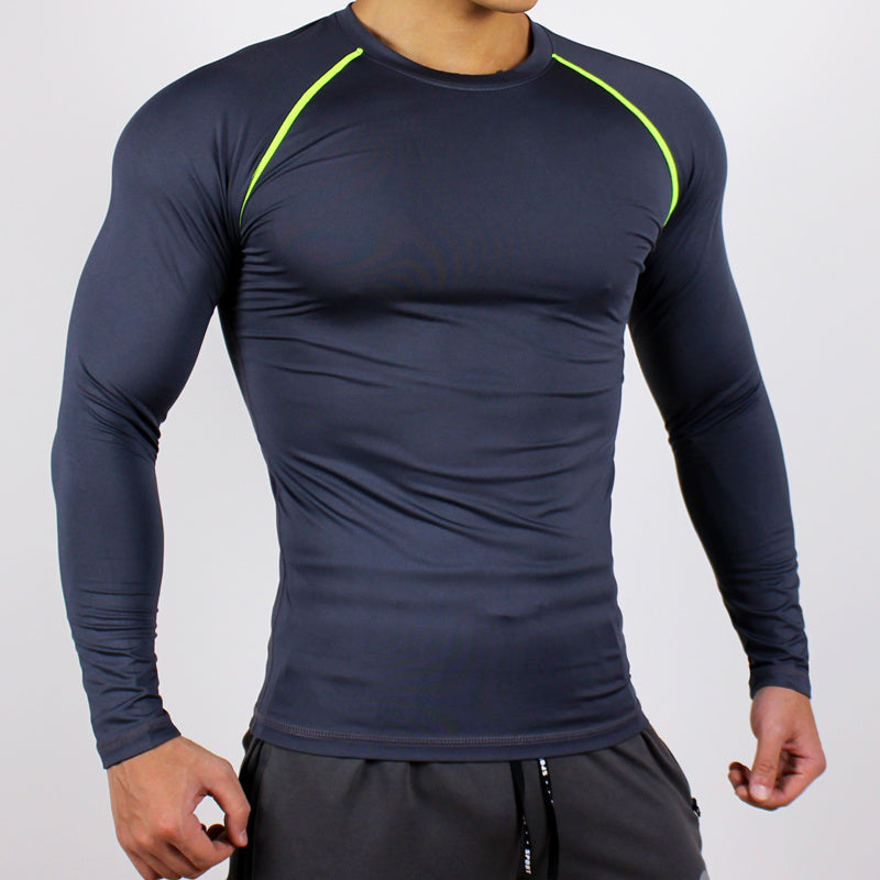 Long-Sleeved Basketball Tights Fitness T-Shirt