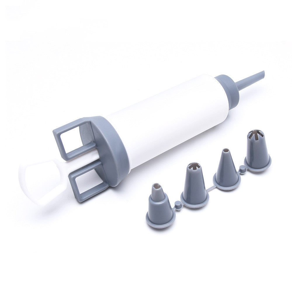 5-Piece Cream Mounted Nozzles Set for Perfect Decorating!