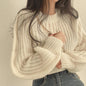 Versatile Crew Neck Pullover Sweater for Women