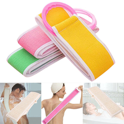 Handle type bath pull back bath towel