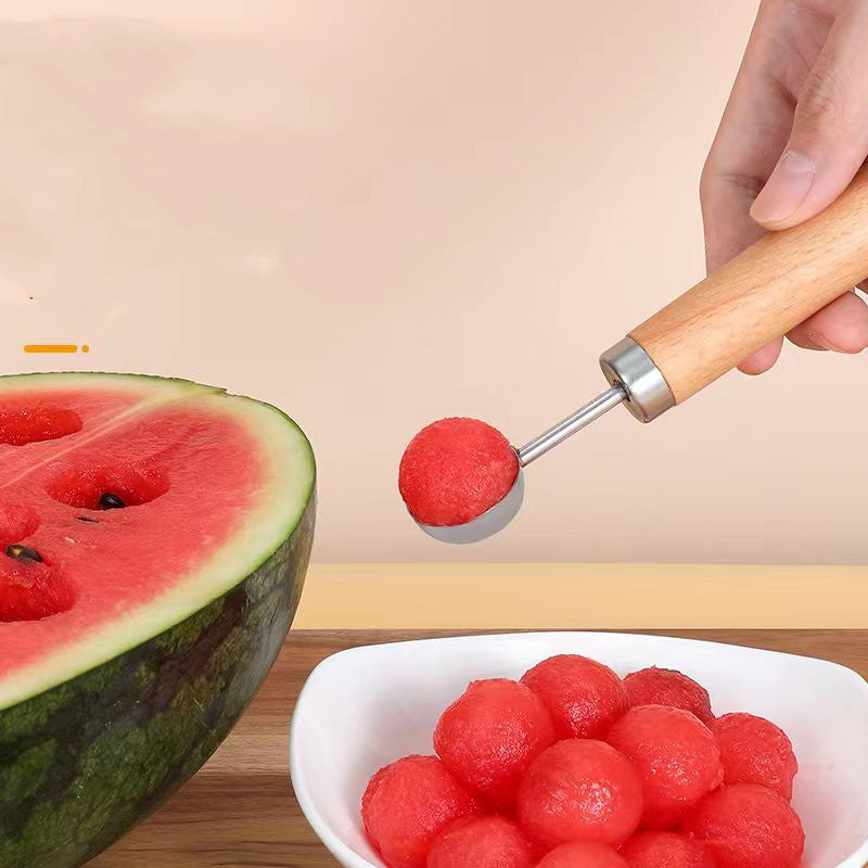 Stainless Steel Watermelon Cutter - Effortless Slicing Tool!