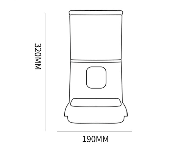 Smart Pet Feeder with App Control, Voice Recorder, and WiFi